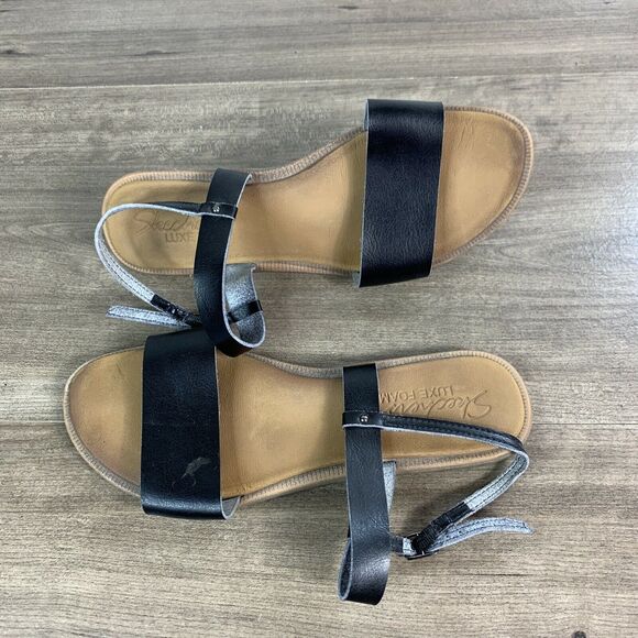 Skechers Womens Luxe Foam Sandals Size 10 Open Toes Ankle Strap - Picture 1 of 10